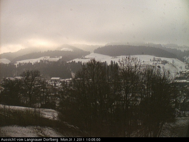 Webcam-Bild: Aussicht vom Dorfberg in Langnau 20110131-100500