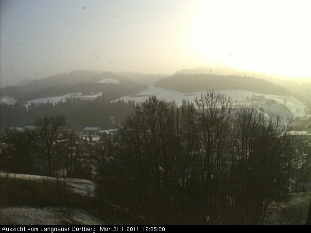 Webcam-Bild: Aussicht vom Dorfberg in Langnau 20110131-160500