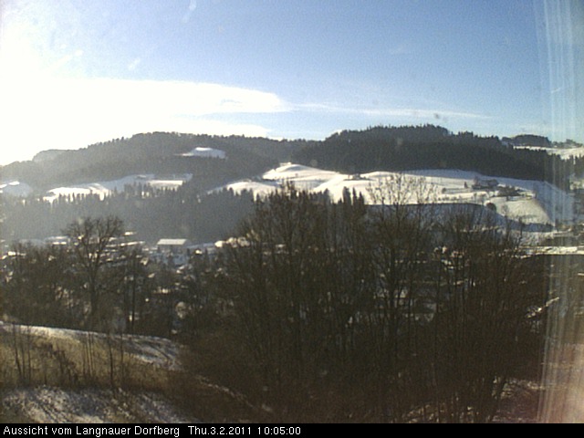 Webcam-Bild: Aussicht vom Dorfberg in Langnau 20110203-100500