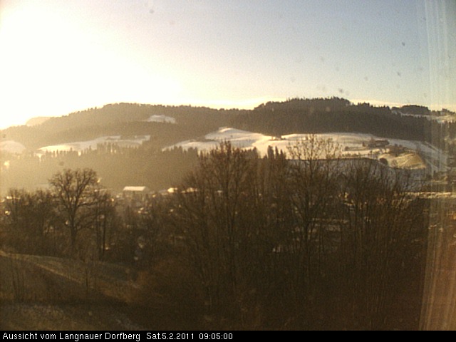 Webcam-Bild: Aussicht vom Dorfberg in Langnau 20110205-090500