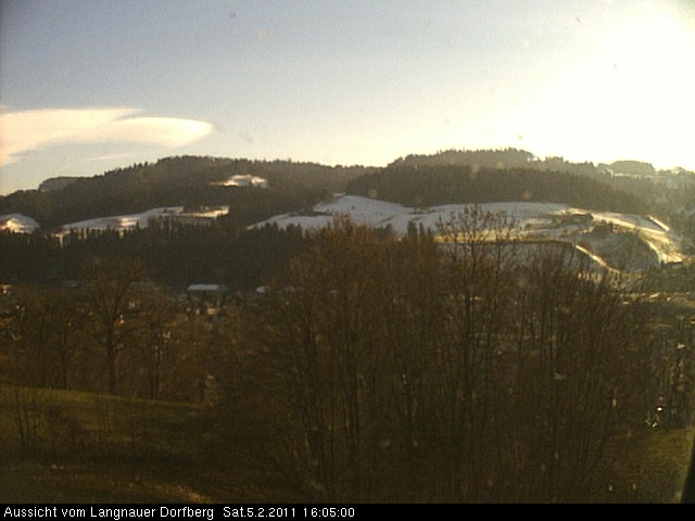 Webcam-Bild: Aussicht vom Dorfberg in Langnau 20110205-160500