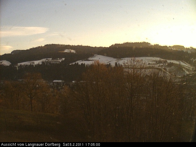 Webcam-Bild: Aussicht vom Dorfberg in Langnau 20110205-170500