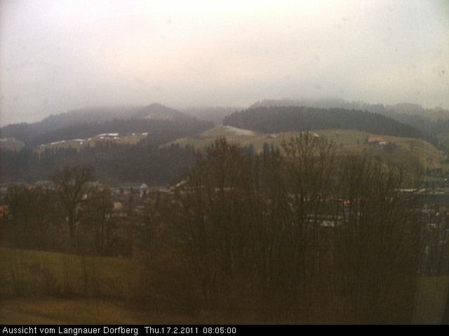 Webcam-Bild: Aussicht vom Dorfberg in Langnau 20110217-080500