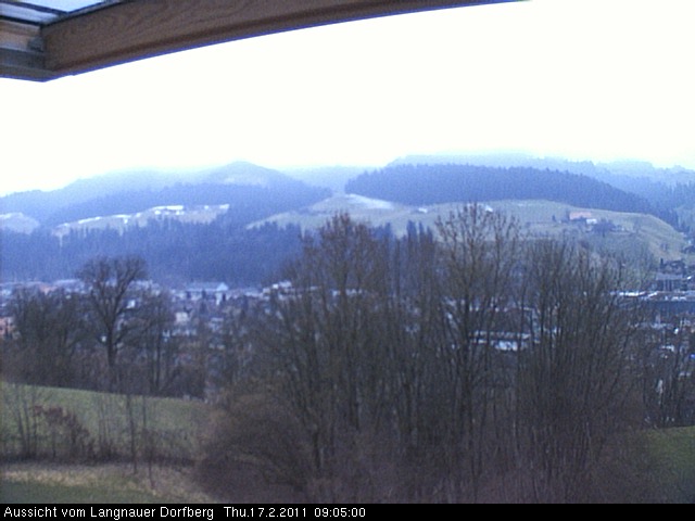 Webcam-Bild: Aussicht vom Dorfberg in Langnau 20110217-090500