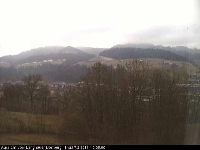 Webcam-Bild: Aussicht vom Dorfberg in Langnau 20110217-100500