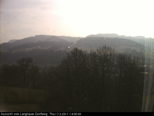 Webcam-Bild: Aussicht vom Dorfberg in Langnau 20110217-140500