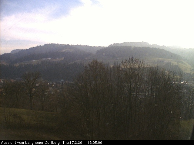 Webcam-Bild: Aussicht vom Dorfberg in Langnau 20110217-160500