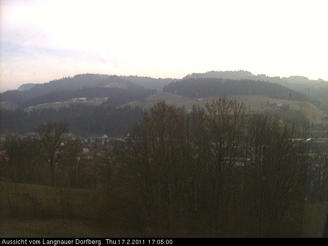 Webcam-Bild: Aussicht vom Dorfberg in Langnau 20110217-170500