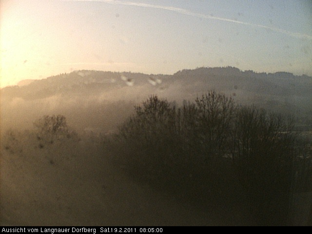 Webcam-Bild: Aussicht vom Dorfberg in Langnau 20110219-080500