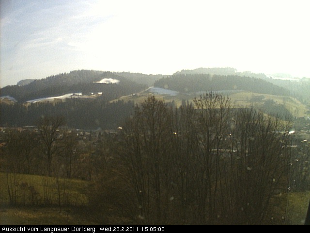 Webcam-Bild: Aussicht vom Dorfberg in Langnau 20110223-150500