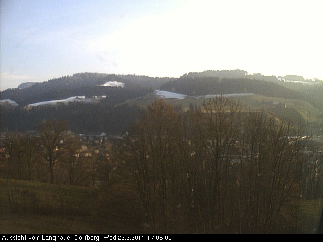 Webcam-Bild: Aussicht vom Dorfberg in Langnau 20110223-170500