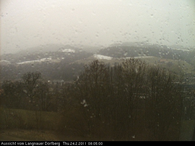 Webcam-Bild: Aussicht vom Dorfberg in Langnau 20110224-080500
