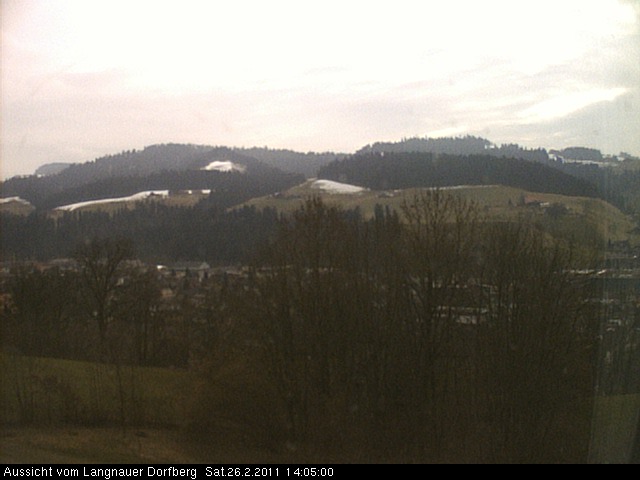 Webcam-Bild: Aussicht vom Dorfberg in Langnau 20110226-140500