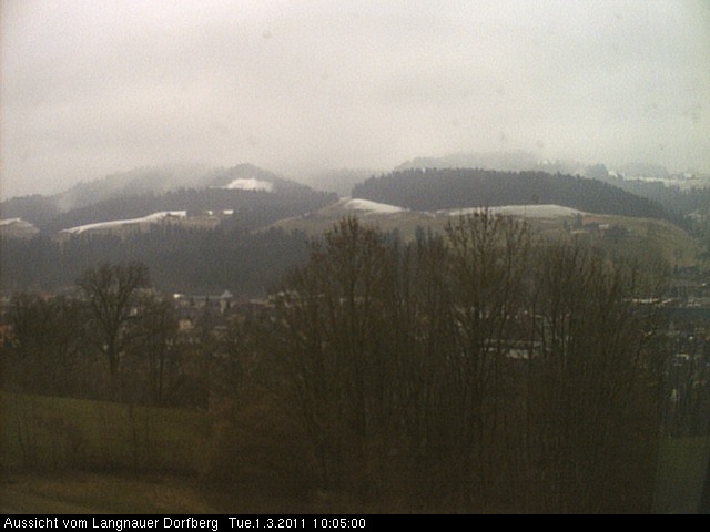 Webcam-Bild: Aussicht vom Dorfberg in Langnau 20110301-100500