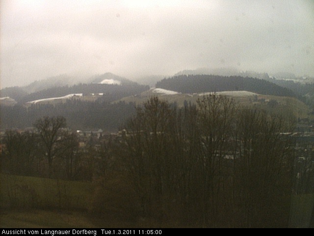 Webcam-Bild: Aussicht vom Dorfberg in Langnau 20110301-110500