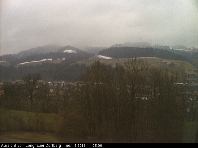 Webcam-Bild: Aussicht vom Dorfberg in Langnau 20110301-140500