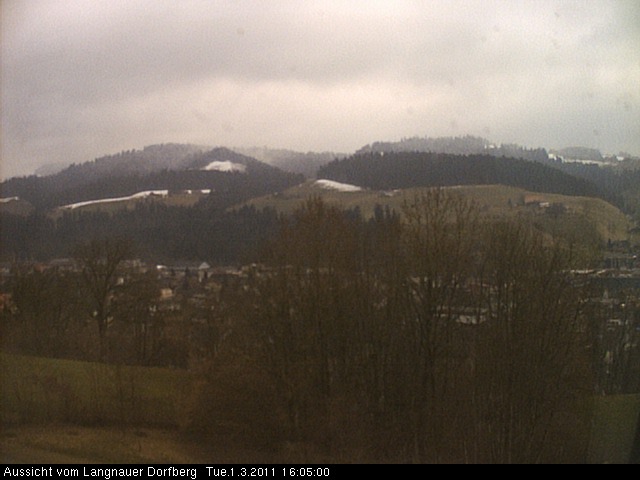 Webcam-Bild: Aussicht vom Dorfberg in Langnau 20110301-160500