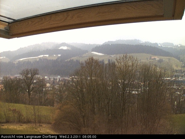 Webcam-Bild: Aussicht vom Dorfberg in Langnau 20110302-080500