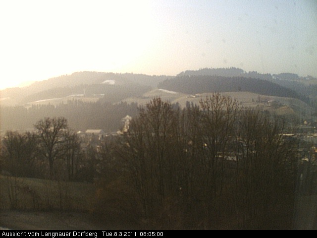 Webcam-Bild: Aussicht vom Dorfberg in Langnau 20110308-080500