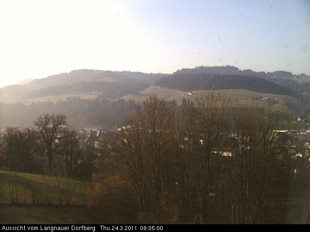 Webcam-Bild: Aussicht vom Dorfberg in Langnau 20110324-080500