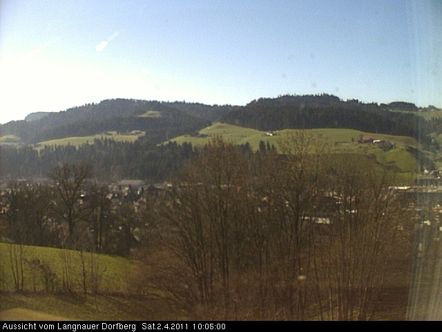 Webcam-Bild: Aussicht vom Dorfberg in Langnau 20110402-100500