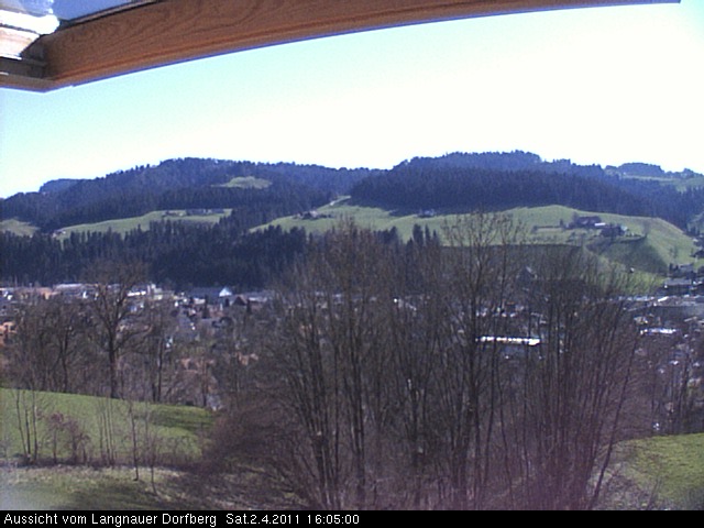Webcam-Bild: Aussicht vom Dorfberg in Langnau 20110402-160500