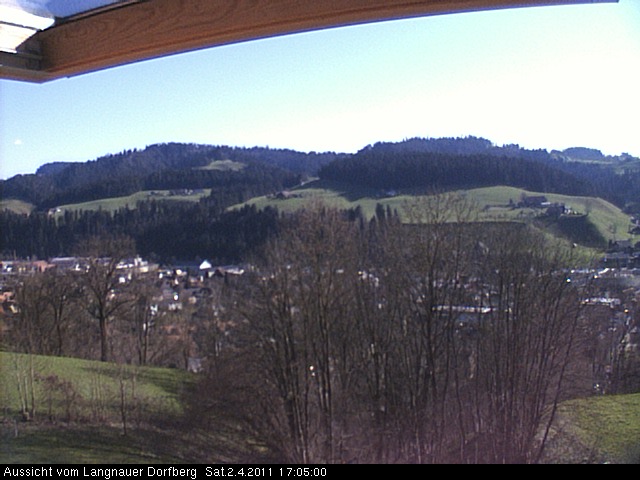 Webcam-Bild: Aussicht vom Dorfberg in Langnau 20110402-170500