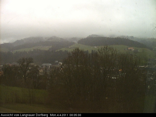 Webcam-Bild: Aussicht vom Dorfberg in Langnau 20110404-080500