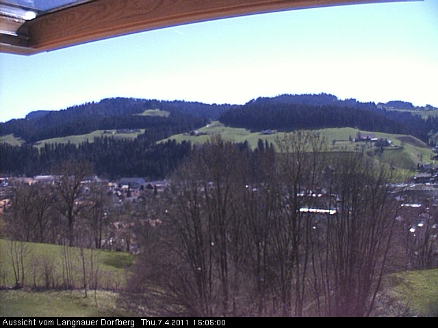 Webcam-Bild: Aussicht vom Dorfberg in Langnau 20110407-150500