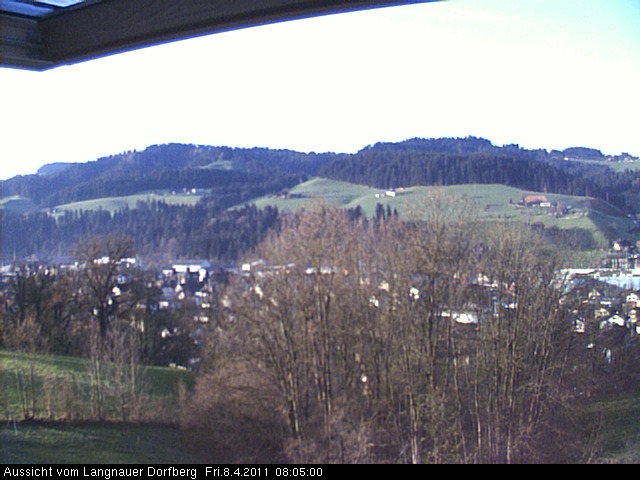 Webcam-Bild: Aussicht vom Dorfberg in Langnau 20110408-080500