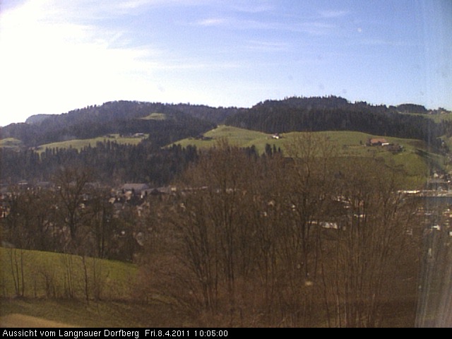 Webcam-Bild: Aussicht vom Dorfberg in Langnau 20110408-100500