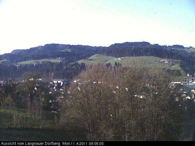 Webcam-Bild: Aussicht vom Dorfberg in Langnau 20110411-080500