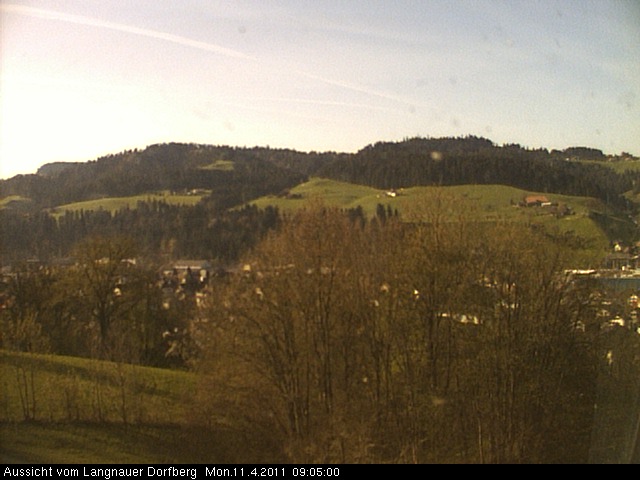 Webcam-Bild: Aussicht vom Dorfberg in Langnau 20110411-090500