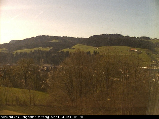 Webcam-Bild: Aussicht vom Dorfberg in Langnau 20110411-100500