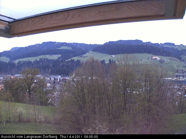 Webcam-Bild: Aussicht vom Dorfberg in Langnau 20110414-080500