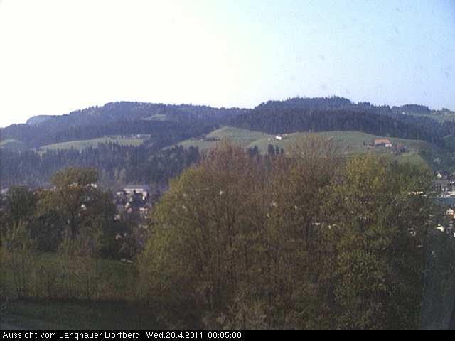 Webcam-Bild: Aussicht vom Dorfberg in Langnau 20110420-080500