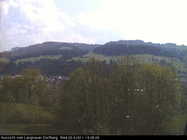 Webcam-Bild: Aussicht vom Dorfberg in Langnau 20110420-160500