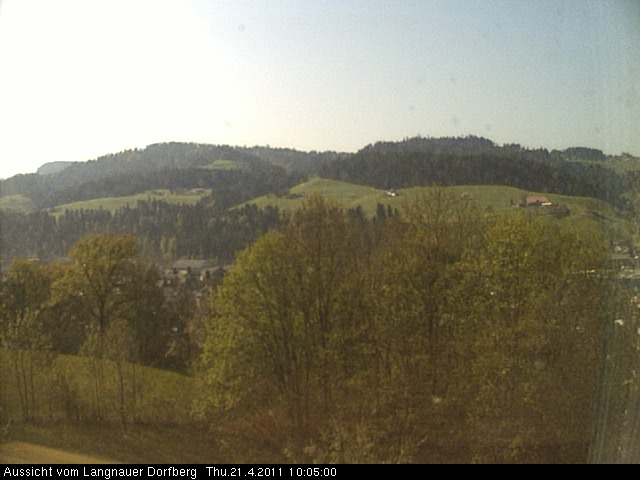 Webcam-Bild: Aussicht vom Dorfberg in Langnau 20110421-100500