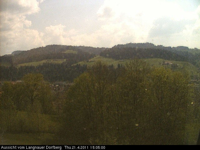 Webcam-Bild: Aussicht vom Dorfberg in Langnau 20110421-150500