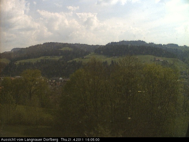 Webcam-Bild: Aussicht vom Dorfberg in Langnau 20110421-160500