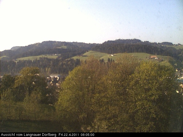 Webcam-Bild: Aussicht vom Dorfberg in Langnau 20110422-080500