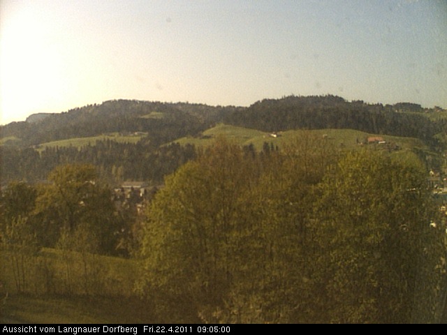 Webcam-Bild: Aussicht vom Dorfberg in Langnau 20110422-090500
