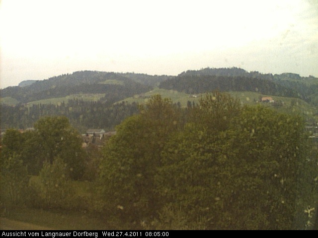 Webcam-Bild: Aussicht vom Dorfberg in Langnau 20110427-080500