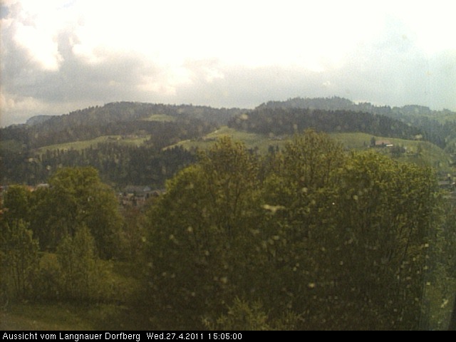 Webcam-Bild: Aussicht vom Dorfberg in Langnau 20110427-150500