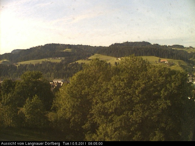 Webcam-Bild: Aussicht vom Dorfberg in Langnau 20110510-080500
