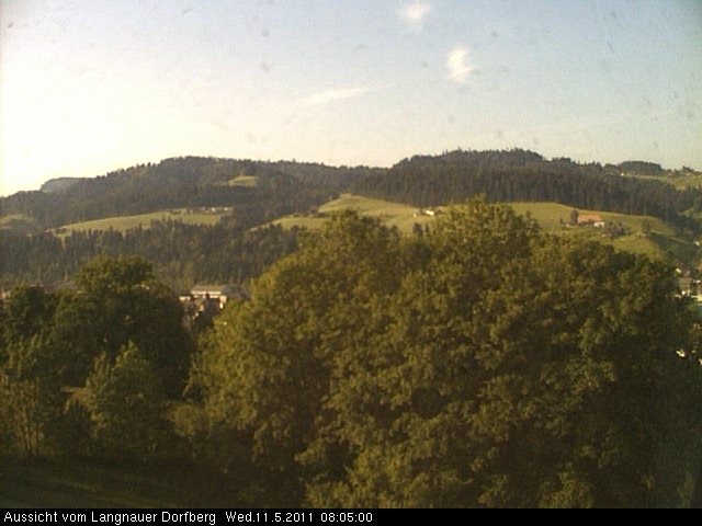 Webcam-Bild: Aussicht vom Dorfberg in Langnau 20110511-080500