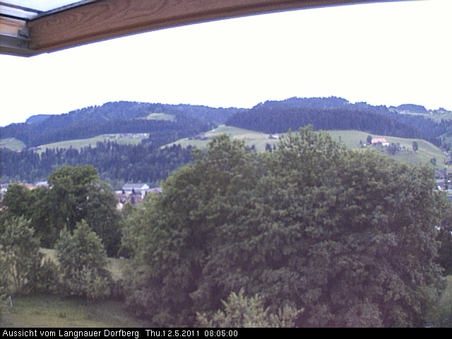 Webcam-Bild: Aussicht vom Dorfberg in Langnau 20110512-080500