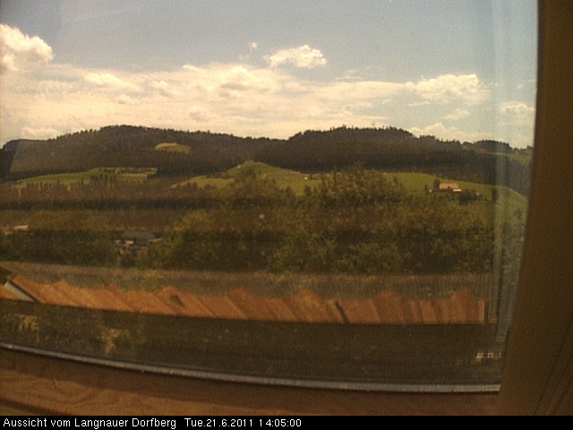 Webcam-Bild: Aussicht vom Dorfberg in Langnau 20110621-140500