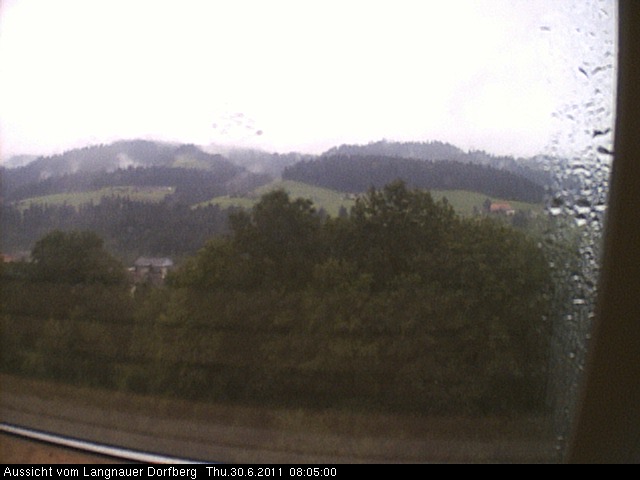 Webcam-Bild: Aussicht vom Dorfberg in Langnau 20110630-080500