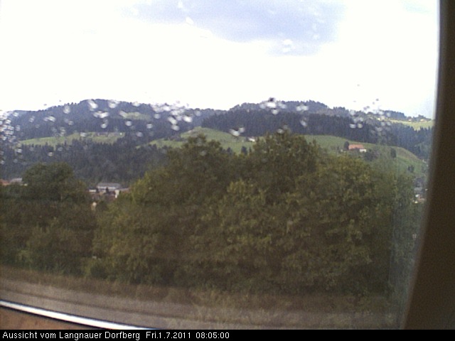 Webcam-Bild: Aussicht vom Dorfberg in Langnau 20110701-080500